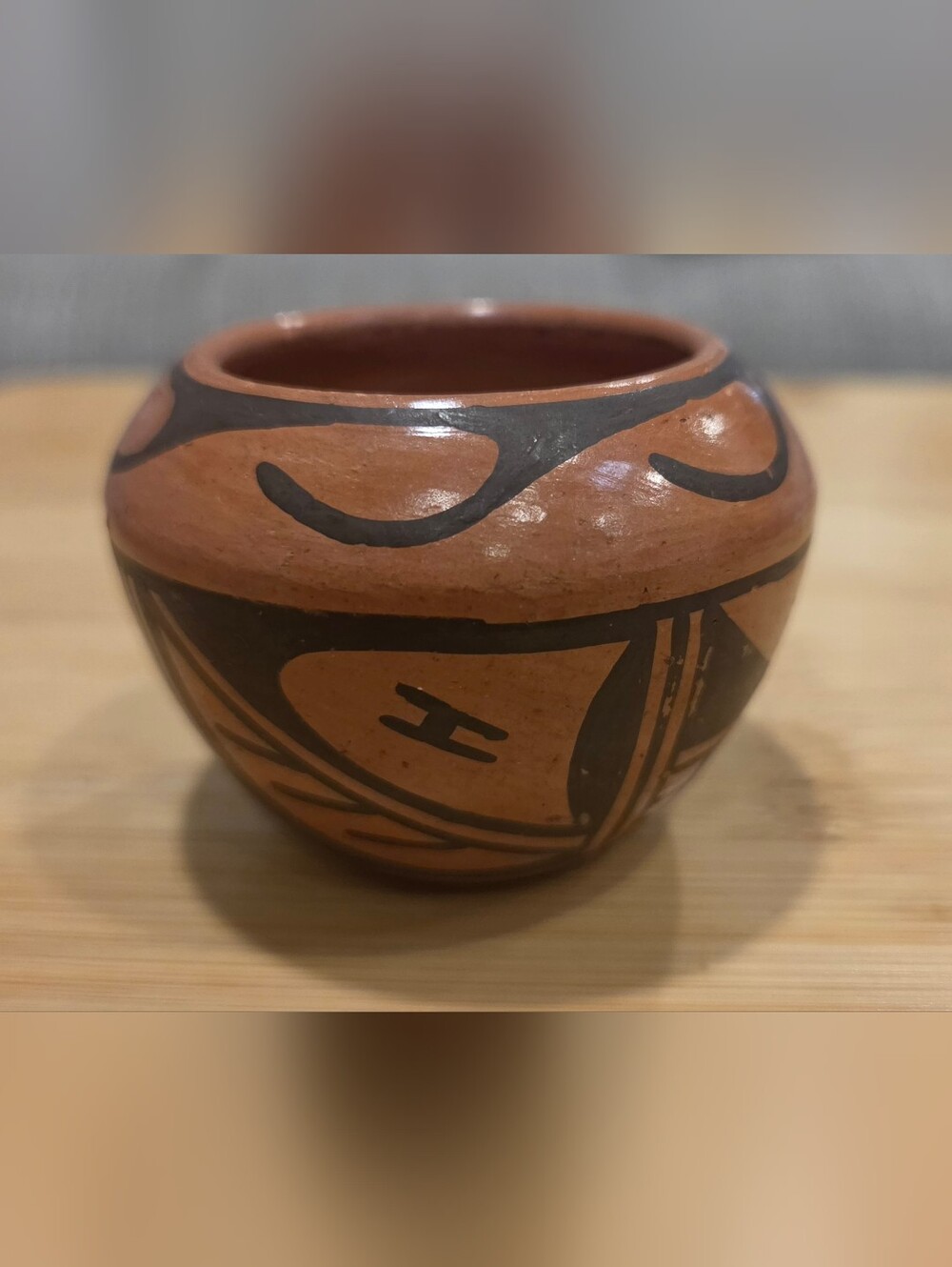 Hopi Nomaki Walpi Pottery Bowl